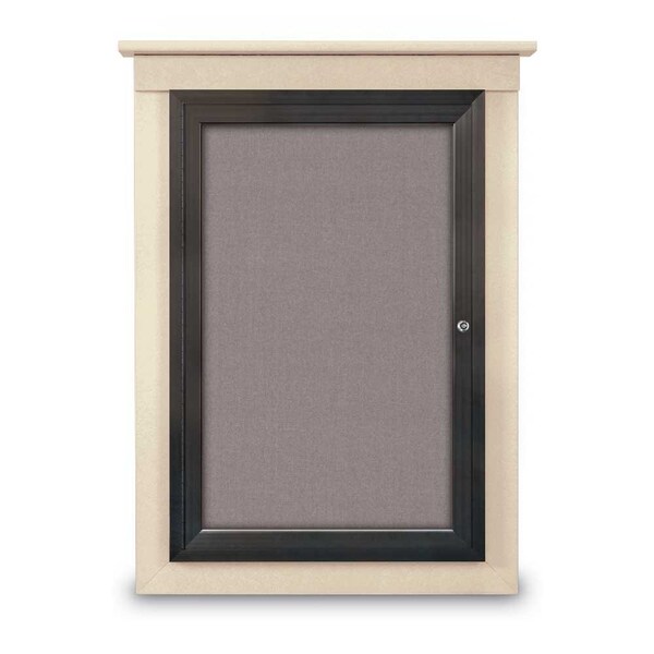 Single Door Enclosed Letterboard, 60"x42